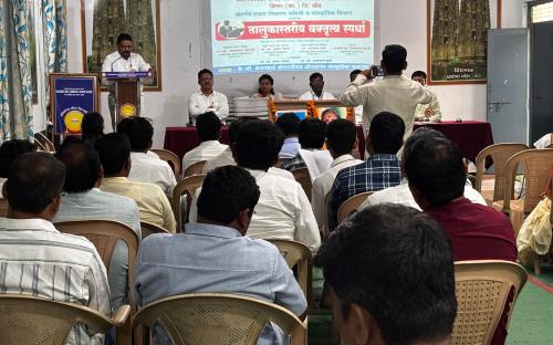 Pri.Dr.V.S.Khandhre  on the occasion of Allocation Competition
