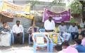 Social worker Ram Kamble delivering speech on the occasion of Constitution Day