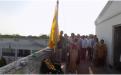 Flag hoisting on the occasion of University Foundation Day